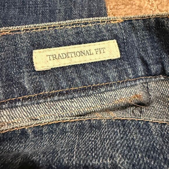 Brunello Cucinelli Men's Designer Made in Italy Blue Denim 100% Cotton Jeans - Picture 4 of 8